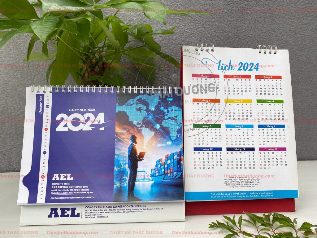 NHIỀU MẪU LỊCH CÔNG TY