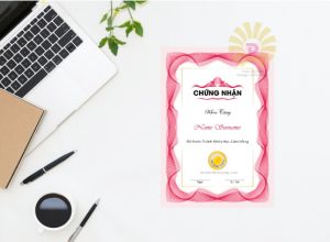 Mẫu bằng khen MÀU HỒNG