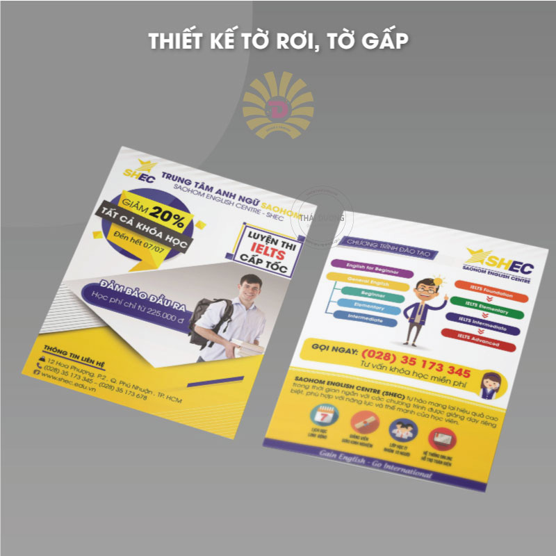 thiết kế tờ rơi thiết kế tờ rơi
