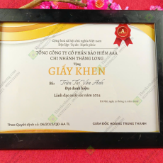 In Bằng Khen - Dịch Vụ Chuyên Nghiệp Và Uy Tín