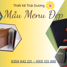 Mẫu Menu Đẹp Cho Mọi Mô Hình Kinh Doanh